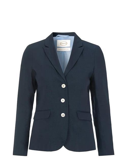 Amanda Linen Blazer Newhouse Navy