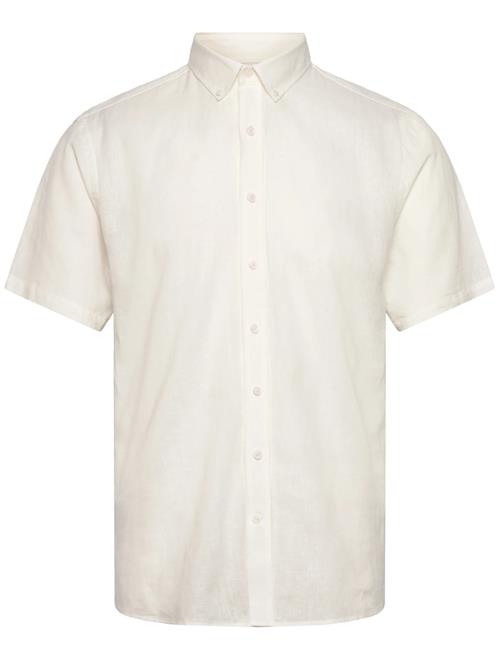 Linen/Cotton Shirt S/S Lindbergh White
