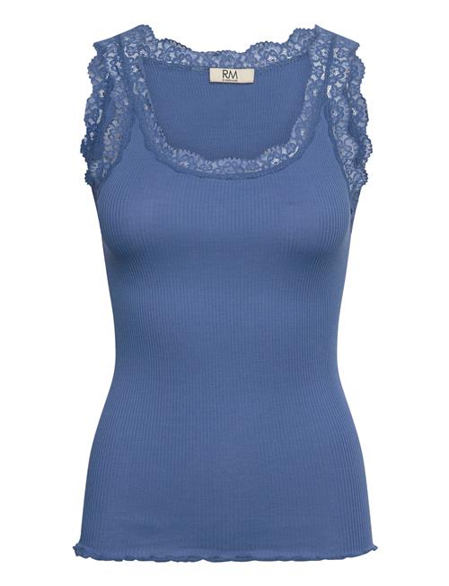 Rmwbalta Sl Regular U-Neck Top RM By Rosemunde Blue