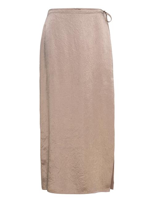 Crinkled Pencil Skirt Filippa K Beige