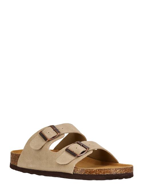 Cosimo Leather Cork Sandal Cruz Beige