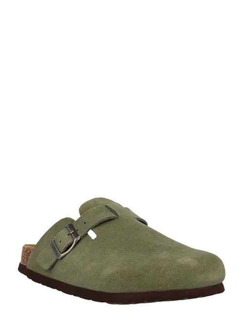Corwin Leather Cork Clog Cruz Khaki