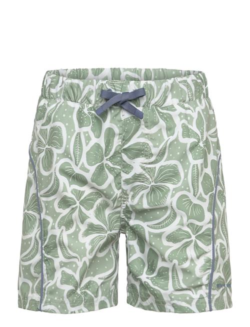 Matmaki Printed Board Shorts. Grs MINI A TURE Green