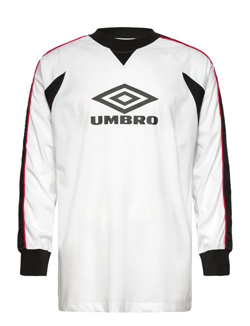 Panelled Ls Tee Umbro White
