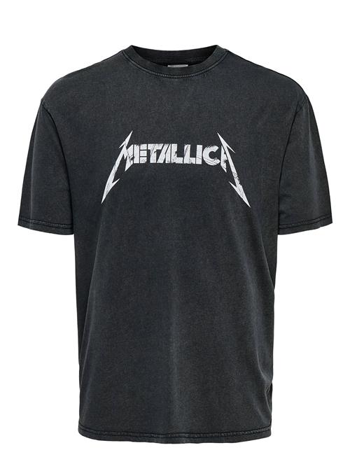 Onsmetallica Rlx Ss Tee ONLY & SONS Black