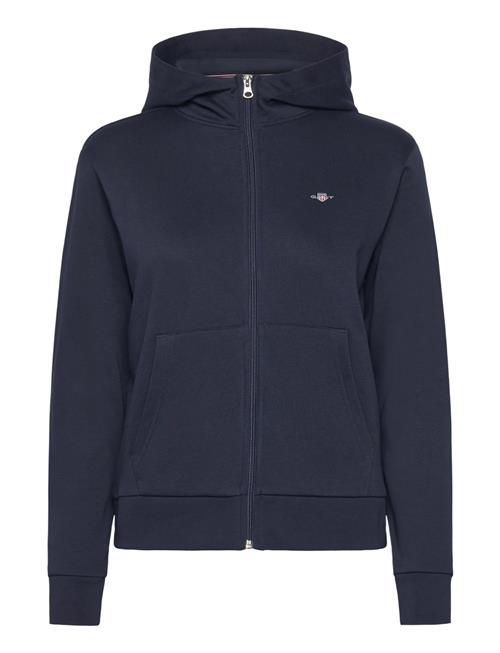 Reg Shield Logo Zip Hoodie GANT Navy