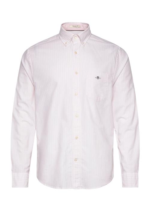 Reg Oxford Stripe Shirt GANT Pink