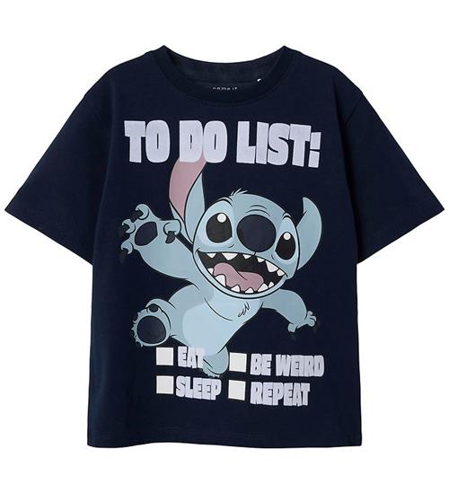 Name It T-shirt - NmmJudd - Stitch - Navy Blazer
