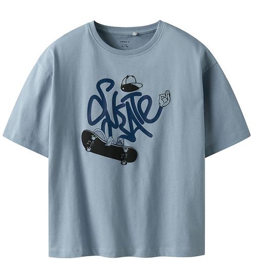 Name It T-shirt - NkmLeroy - Dusty Blue