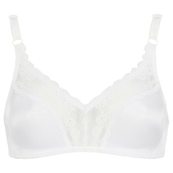 Damella BH Vera Soft Bra Hvid polyester D 85 Dame
