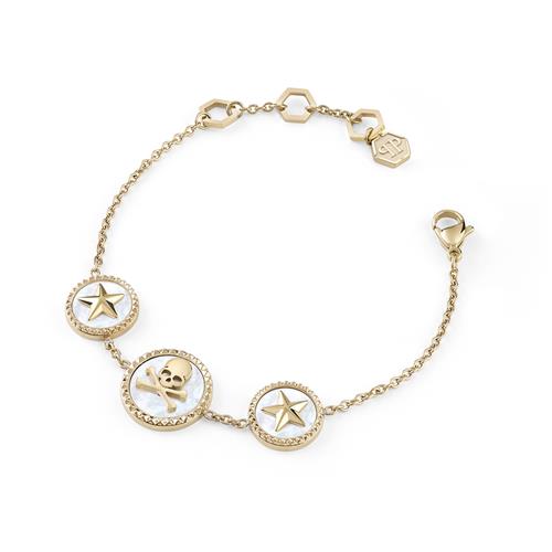 Philipp Plein Armbånd  guld / perlehvid