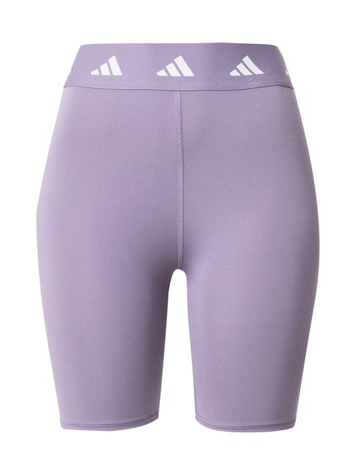 ADIDAS PERFORMANCE Sportsbukser  lilla / hvid