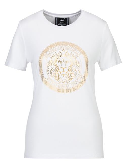 19V69 ITALIA Shirts 'Bella'  guld / hvid