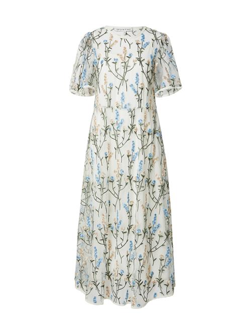 Munthe Kjole 'URILANCA'  beige / royalblå / mørkeblå / naturhvid