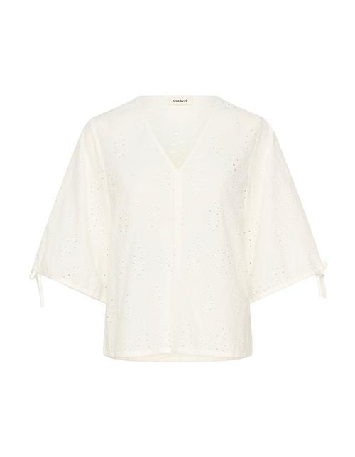 SOAKED IN LUXURY Bluse 'SLJoella'  offwhite