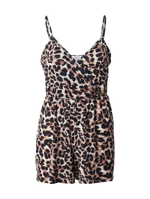 ABOUT YOU Jumpsuit 'Jessica'  beige / cognac / sort