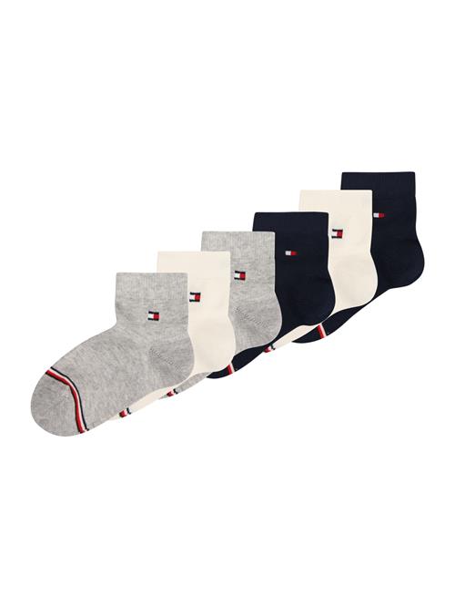 TOMMY HILFIGER Sokker  marin / grå-meleret / rød / hvid