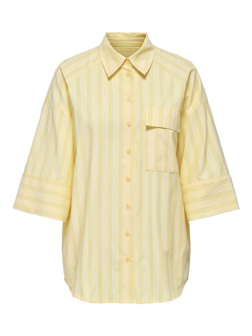 JDY Bluse 'JDYBlair'  gul / lysegul / mørkegrå
