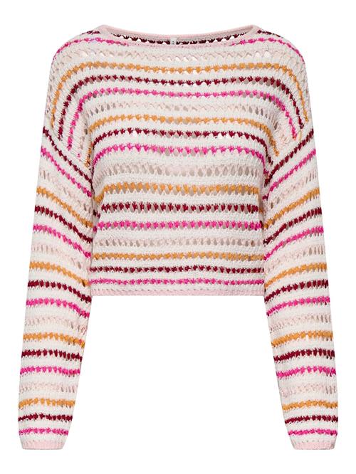 ONLY Pullover 'ONLGeena'  orange / pink / merlot / hvid
