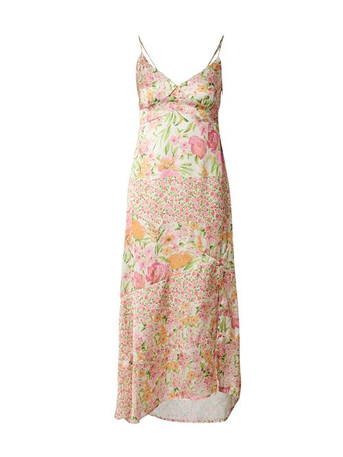 VERO MODA Sommerkjole 'VMAlthea'  lysegrøn / orange / lys pink / naturhvid