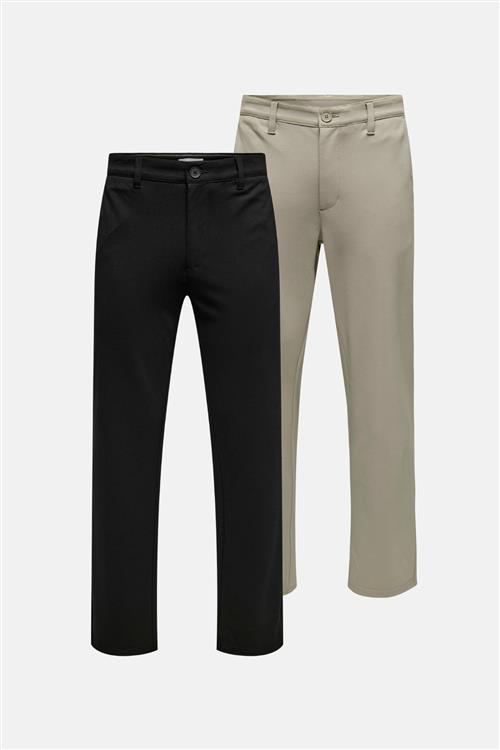 Se TEESHOPPEN 2 stk. Originale Performance Pants (Regular) - Pakketilbud - Regular fit - Default Title - Bukser med stretch - TeeShoppen ved Teeshoppen