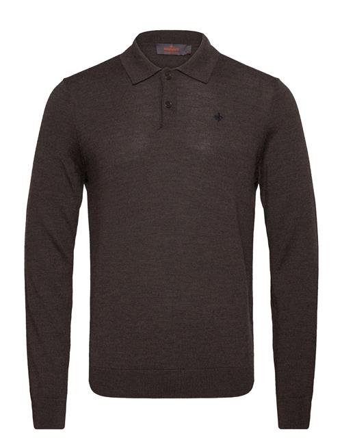 Merino Polo Knit Morris Brown