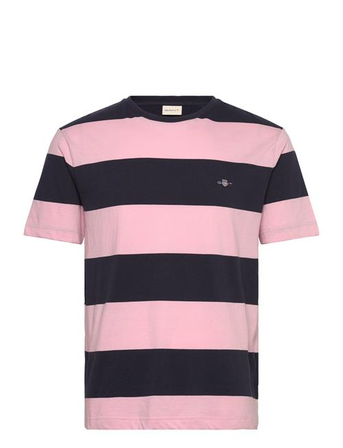 Bar Stripe Ss T-Shirt GANT Pink