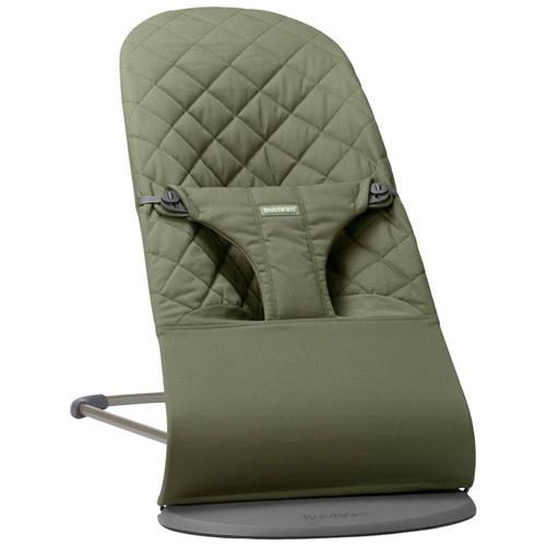 BabyBjörn Bliss Bouncer Vævet Klassisk Quilt Dark Green | Grønn | 0