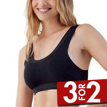 JBS of Denmark BH Bra Top Sort XX-Large Dame