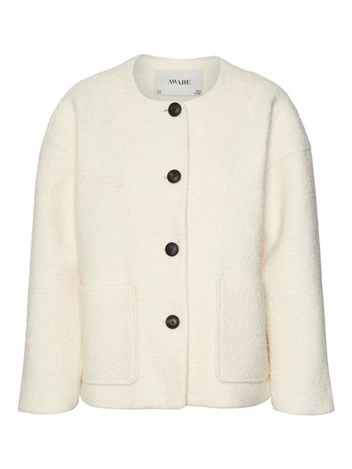 VERO MODA Overgangsjakke  uldhvid