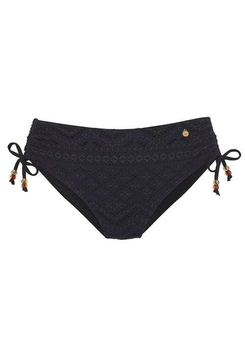 LASCANA Bikinitrusse  mørkegrå / sort