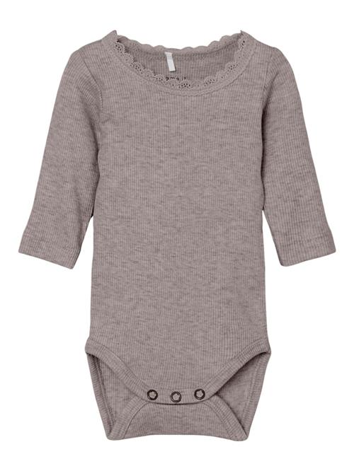 NAME IT Sparkedragt/Body 'NBFKab'  grå-meleret