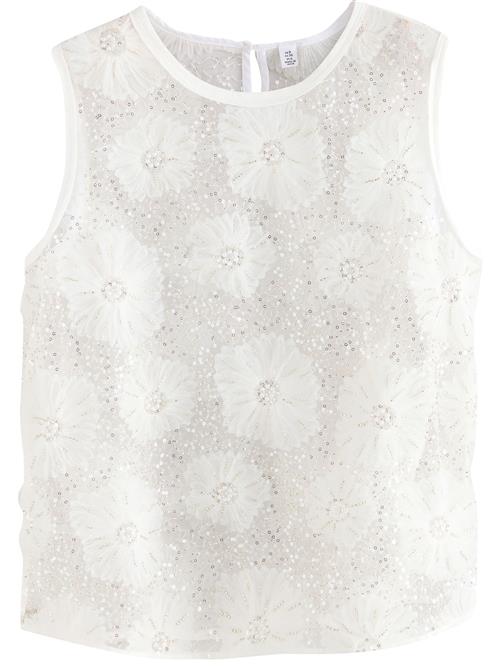 Next Bluse  sølv / hvid