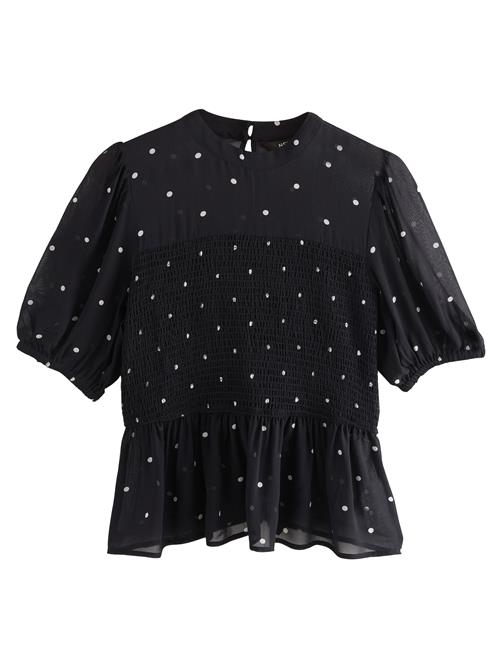 Next Bluse  sort / hvid