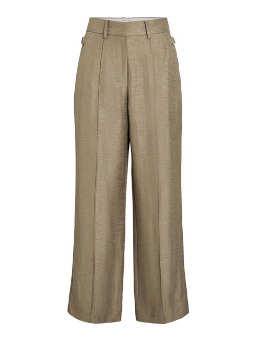 ROUGE EDIT Bukser med fals  taupe