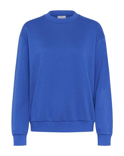 Kaffe Sweatshirt 'Berta'  koboltblåt / lyseblå / hvid