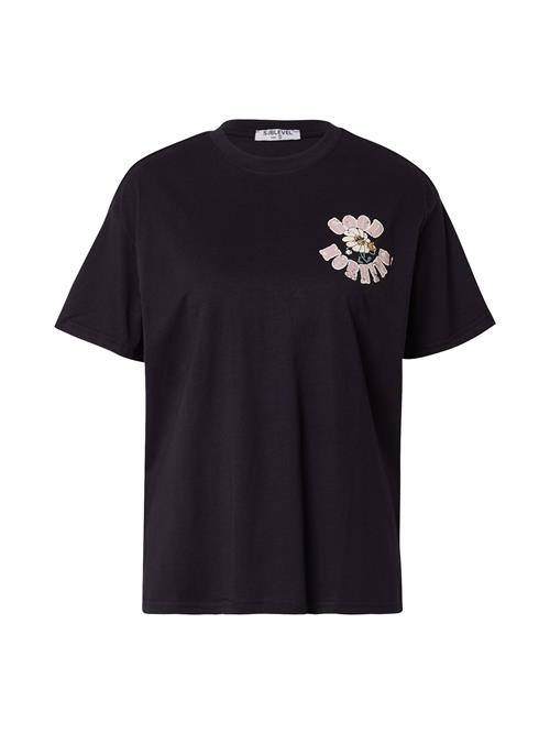 Sublevel Oversized bluse  gul / lyserød / sort / hvid