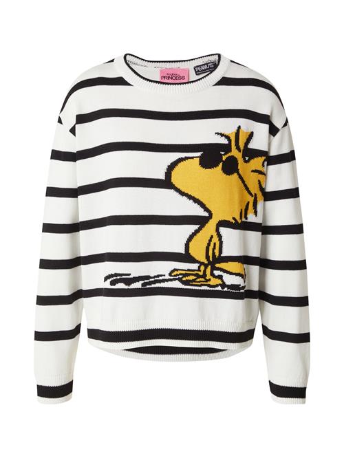PRINCESS GOES HOLLYWOOD Sweatshirt 'Snoopy Golf'  gul / grå / sort / hvid