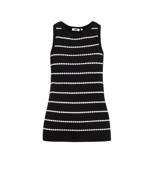 Se WE Fashion Overdel  sort / hvid ved About You