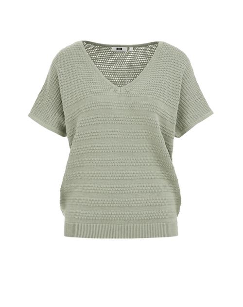 WE Fashion Pullover  lysegrøn