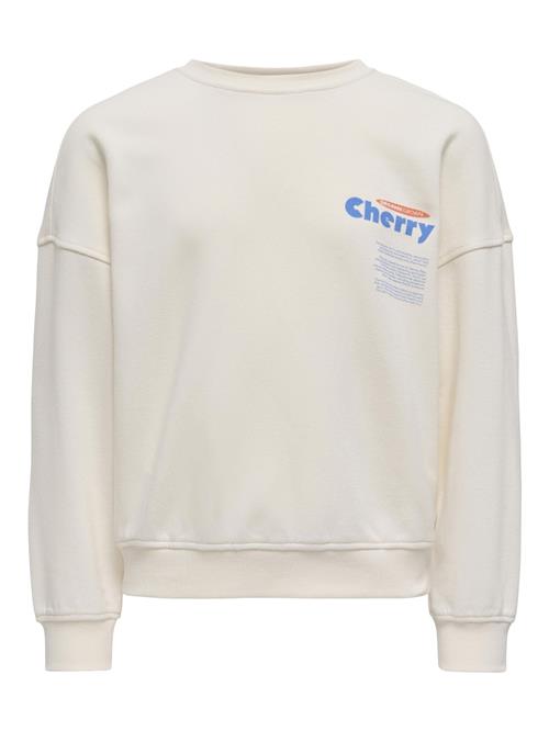 ONLY GIRLS Sweatshirt 'KOGPHILEA'  blå / hvid