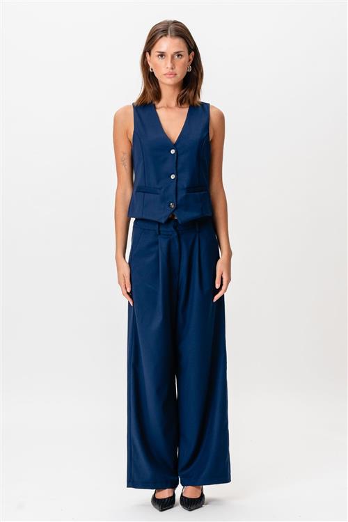 Se Nadia Vest og Pants (Navy) - Pakketilbud - Default Title - TEESHOPPEN ved Teeshoppen