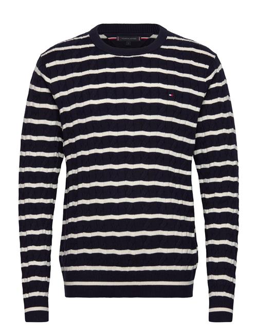 Classic Cable Crew Neck Tommy Hilfiger Navy