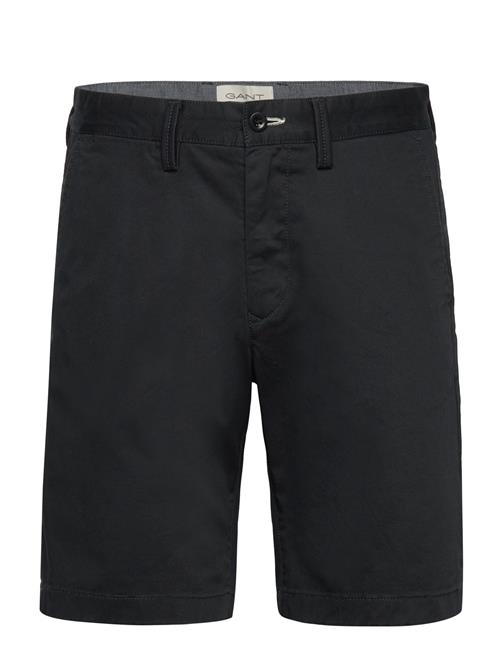 Slim Twill Shorts GANT Black