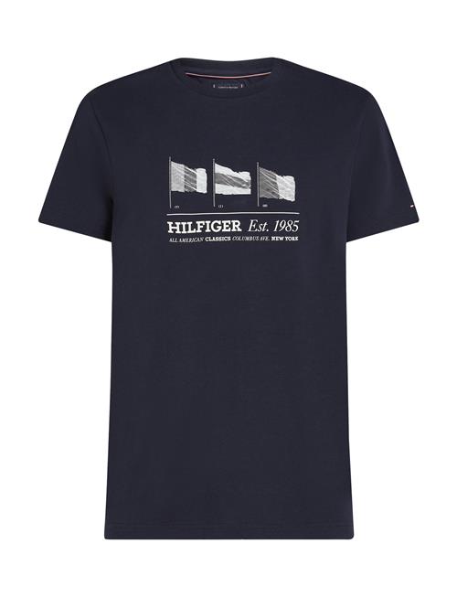 Hilfiger Flags Tee Tommy Hilfiger Navy