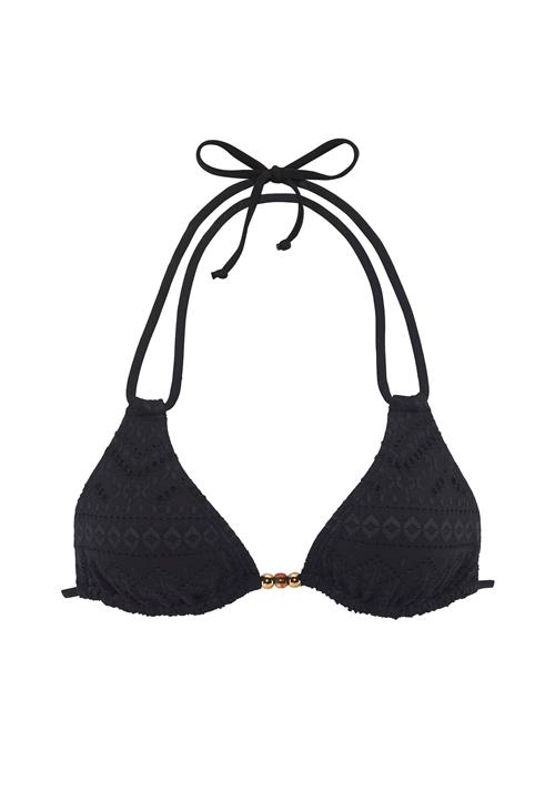 LASCANA Bikinioverdel  sort