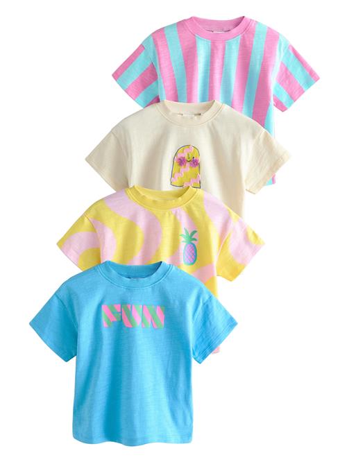 Next Bluser & t-shirts 'Icecream'  beige / blå / gul / pink