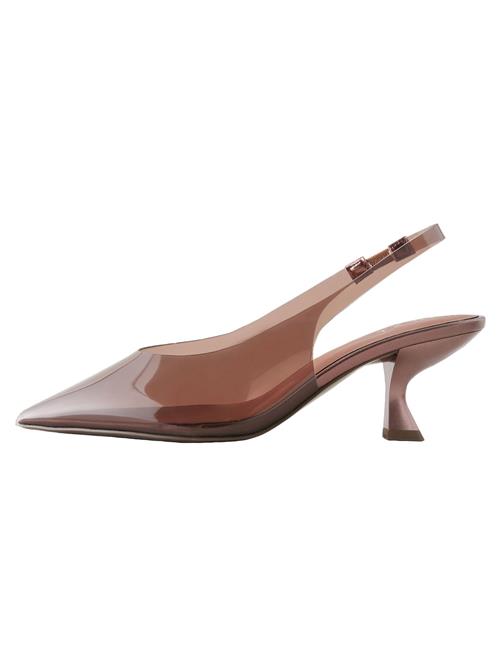 Next Slingpumps  choko / basalgrå