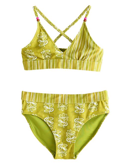 Se Next Bikini  oliven / æble / hvid ved About You