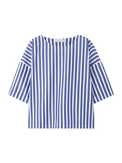 Rich & Royal Bluse  blå / hvid